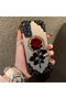 Redmi Note 11 Compatible Silicone Edge Hard Back Anti-Fall Phone Case Rose Pattern