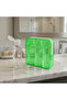 Travel Set 100 ml Capacity 3 Transparent Bottles - Neon Green Makeup Bag - 2