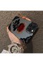 iPhone 14 Pro Max Compatible Silicone Edge Hard Back Anti-Fall Phone Case Rose Pattern - 3