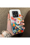Redmi Note 14 Pro 5g Compatible Silicone Edge Hard Back Anti-Fall Phone Case Flower Pattern