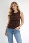 Layered Ruffle Sleeveless Blouse – Stylish & Feminine Summer Women's Top - 2