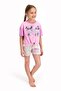 Girl's Powder Pink Shorts Set - 3
