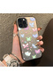 iPhone 13 Pro Max Compatible Silicone Edge Hard Back Anti-Fall Phone Case Little Butterfly