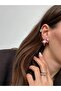 Square Pearl Retro Trend Brown Earrings