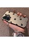 iPhone 17 Compatible Silicone Edge Hard Back Anti-Fall Phone Case Small Bow - 2