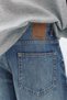 Denim bermuda şort - 4
