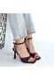 Soha Burgundy Patent Leather Heeled Ankle Boots in Belt Sizes - 4