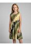 Girl's Patterned Design Dress - 3