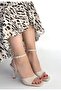 Soha bej rugan high heeled ankle Belt piece shoe