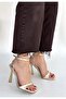 Jowin Gold Patent Leather Heeled Ankle Boots in Belt Sizes - 2