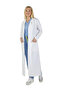 Vinca Long Length, Classic Collar, Women's Doctor's Coat (52 Inches)