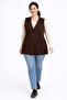 Women's Simple Pattern Combed Cotton Mother's Vest for Middle Ages and Above 1133 - 4