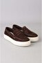 Seç 2315 Genuine Leather Women's Shoes Dark Brown