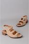 Seç 26108623Y Genuine Leather Heel-Style Women's Sandals (Heel Height: 3 cm) Mink Suede - 6