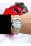 Steel Strap 2 Year Warranty 3 Atm Waterproof Women's Wristwatch + Bracelet Gift - 3