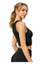 Women Sports Bra for Yoga with Fixed Cups Push Up Support Breathable Running Fitness Gym Workout - 3
