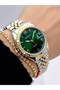 Steel Strap 2 Year Warranty 3 Atm Waterproof Women's Wristwatch + Bracelet Gift - 2