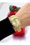 Steel Strap 2 Year Warranty 3 Atm Waterproof Women's Wristwatch + Bracelet Gift - 4
