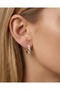 Orya Single Row 5 Stone Steel Xuping Earrings - 2