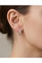 Orya Single Row 5 Stone Steel Xuping Earrings - 2