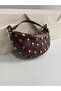 Hero Model Hand and Women's Shoulder Bag Claret Red - 3