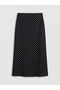 Nevavm Polka Dot Skirt with Elastic Waist - 5