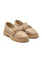 Mdl 758 Satin Butterfly Stone Detailed Loafer