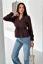 Women's Tie-Detail Shirt – Stylish Blouse with Light Texture - 4
