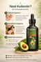 Avocado Oil Serum 100 ml Collagen Hyaluronic Acid Moisturizing Skin and Hair Care Oil Premium Care Oil - 5