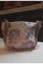 Floral Muslin Fabric, Summer Leather Strap Shoulder Bag - 5