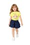 Girl's Flamingo Printed T-Shirt & Ruffle Shorts Set - with Tie Belt, Elasticated Waistband - 2