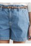 Trendlucky Women's Jean Shorts with Waist Belt in Difference Colors - 3