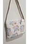 Floral Muslin Fabric, Summer Leather Strap Shoulder Bag - 2