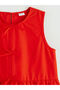 Esvab • Modern & Distinctive Zero Roba Collar Bow Detailed Girls' Poplin Dress - 3