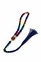 Multi-Colored New Crimped Fire Amber Prayer Beads - 3