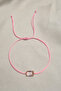 Stone-Embellished Adjustable Rope Bracelet Minimal Stylish Design - 3