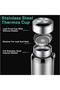 800ml Stainless Steel Vacuum Insulated Water Bottle - Hot & Cold Sports Thermos (Black) - 5