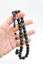 Systematic Globe Cut Large Size Black Ram's Horn Prayer Beads - 5