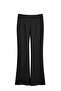4862 Women's Slit High Waist Bell Bottom Pants Black