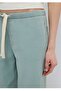 Regular Waist Straight Fit Straight Leg Pants with Lace-Up Details. - 4
