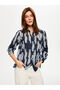 Striped Pattern Long Sleeve Cotton Voile Shirt S26Gml052 - 3