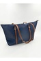 Carmen Large Volume Women's Shoulder Bag Navy Blue - 3