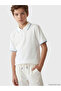 Ecru Polo Neck Boy's T-Shirt