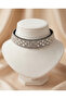 Choker Necklace with Stone - 3