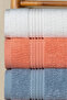 Aura Hand Towel Set of 6 Bamboo Combed Cotton 50X90 cm – Absorbent, Soft, Durable Towel - Luxury - 1350 Gr - 3