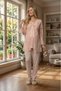 New Season Powder Lace Detailed Summer Special Design Maternity Pajama Set - 8