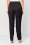 Women Regular Fit Solid Tapered Leg Pants, Black - 4