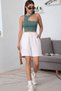 Rose Women's Asymmetrical One Shoulder Cut Out Detailed Camisole Crop Tank Top - 2
