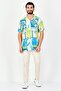 Men Regular Fit Allover Print Short Sleeve Casual Shirt, Multicolor - 4
