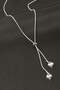 Spt-Gld Heart Steel Necklace - (223634) Silver Color - 2